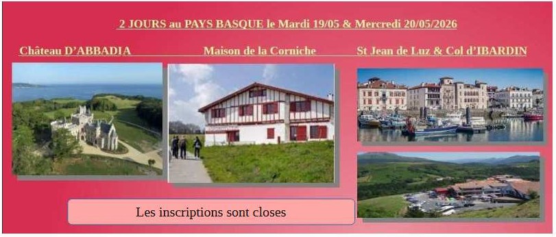 Sortie Hendaye et Pays Basque